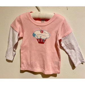 Royalty Girl Birthday Pink embroidered Cupcake